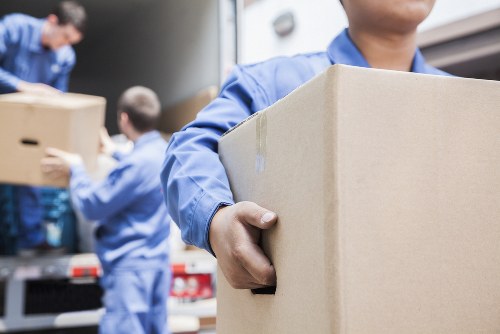 Removal van supporting a same day house move in Ealing