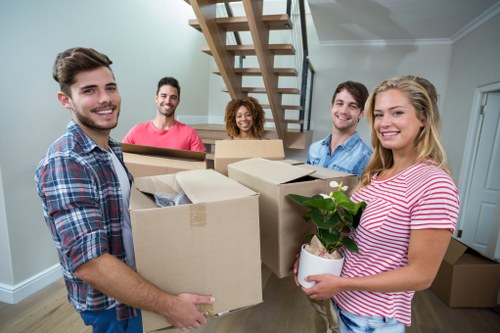Local office removals team handling workplace relocation in Ealing