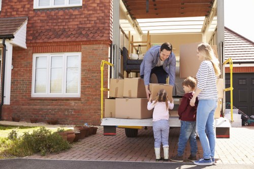 Commercial moving team planning a business relocation in Ealing