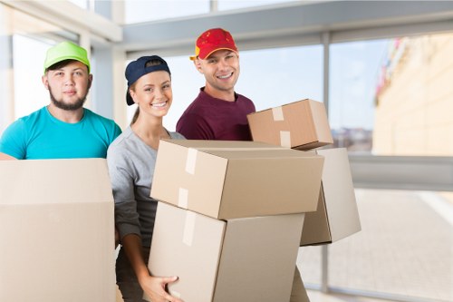 Careful furniture transport during removals in Ealing