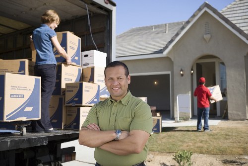Careful furniture handling during a local house removal