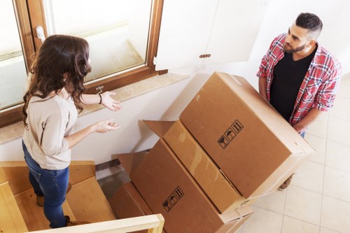 Flat move support with removal van in Ealing