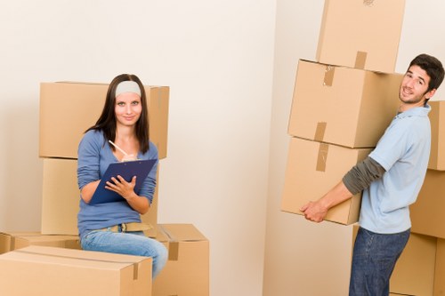 Local packing service materials prepared for a move in Ealing